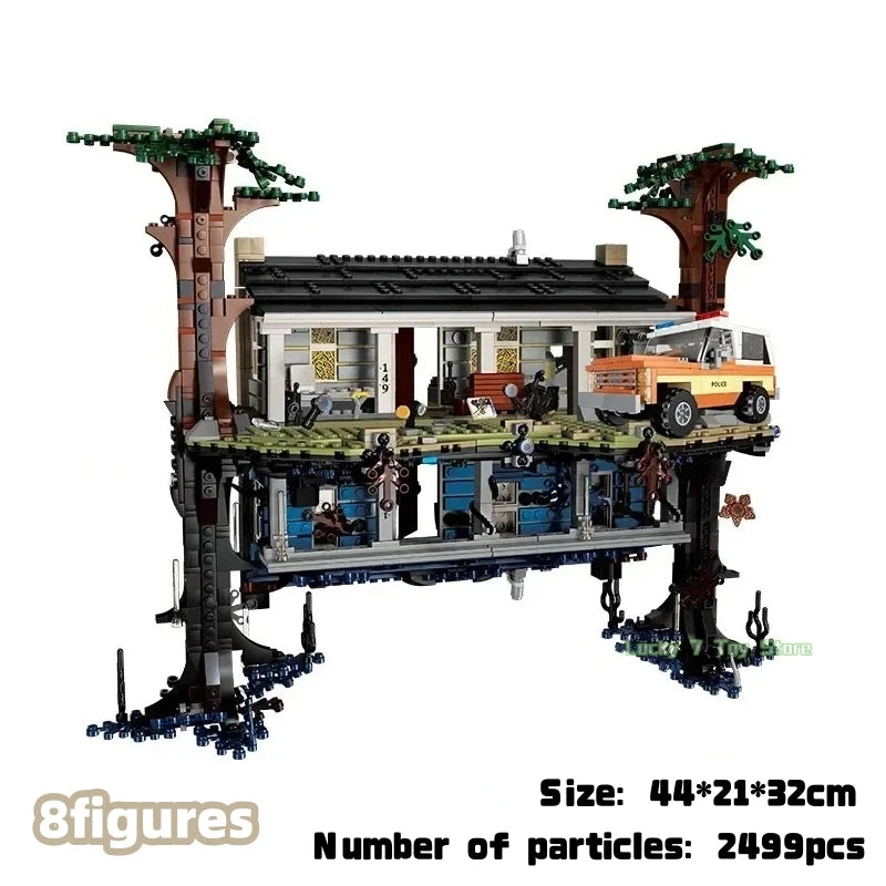 2499pcs Upside Down World Building Block Model  2026 Movie Series Movie Children's educational Assembly Brick Toy Birthday Gift